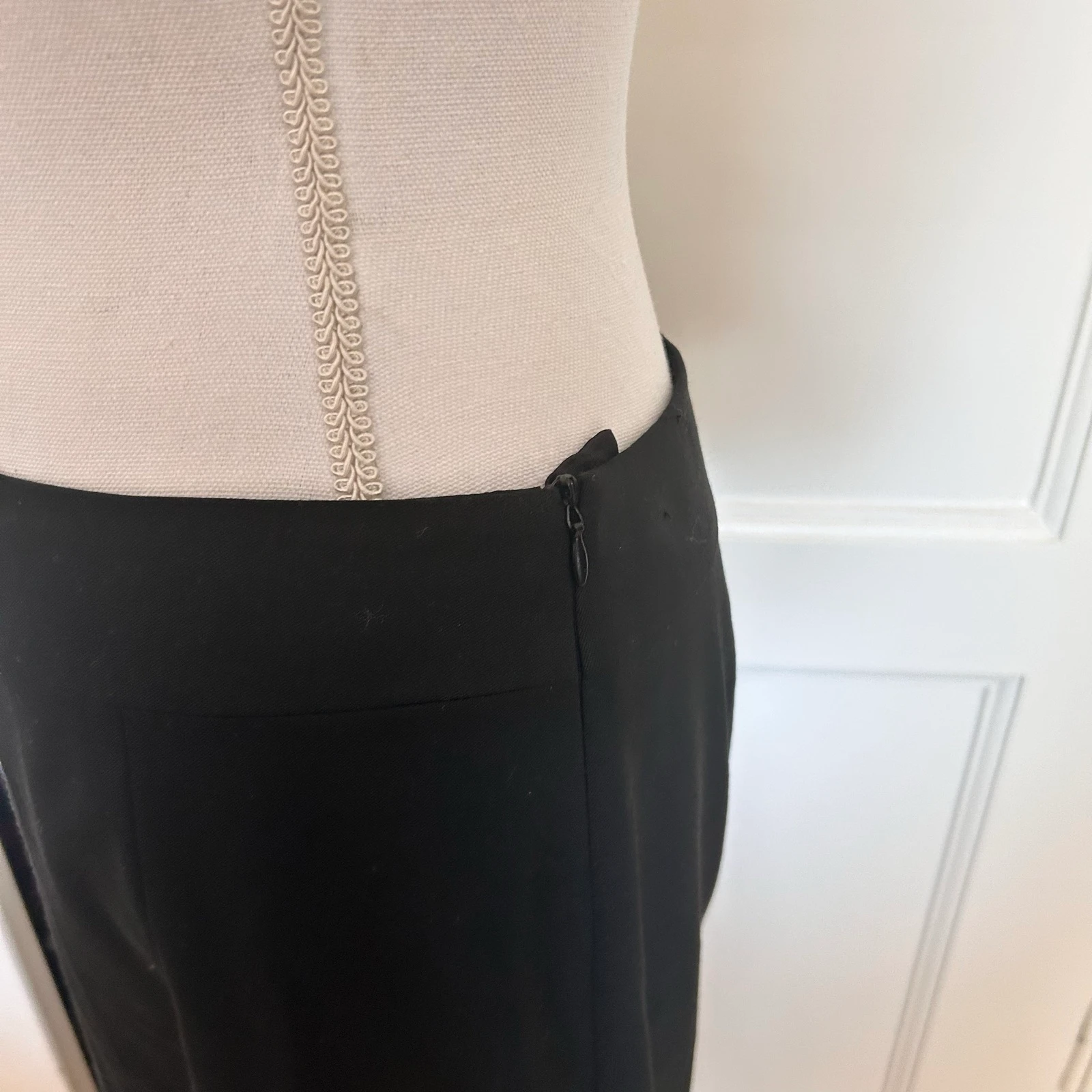 Mexx Faldones Negro de Tubo Línea A Mezcla de Lana Formal – Talla 38 – photo 3